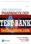 Test Bank For Core Concepts in Pharmacology 5th Edition All Chapters - 9780137403462