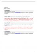Portage Learning CHEM 103 MODULE 6  EXAM Latest Updated  Graded A&plus;