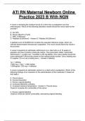 ATI RN Maternal Newborn Online Practice 2023 B With NGN 