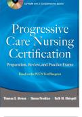Ahrens, Thomas - Progressive care nursing certification_ preparation, review, and practice exams-McGraw-Hill Professional (2011) First Edition.
