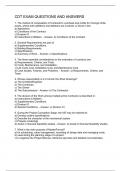 CDT EXAM QUESTIONS AND ANSWERS