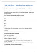 EGR 2400 &sol;EGR2400  PACKAGED EXAMS 2023-2024