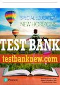 Test Bank For Introduction to Contemporary Special Education: New Horizons 2nd Edition All Chapters - 9780134895086