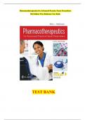 Test Bank For Pharmacotherapeutics for Advanced Practice Nurse Prescribers 5th Edition By Teri Moser Woo, Marylou V. Robinson Latest Edition