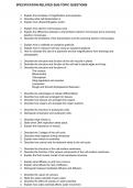 Summary Questions for unit 2 of AQA a level biology