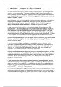 COMPTIA CLOUD&plus; POST-ASSESSMENT 