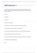 RHIT Exam Ch. 5 questions n answers graded A+ 