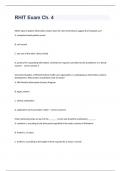 RHIT Exam Ch. 4 questions and answers graded A+ 2023