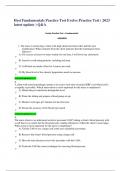 Hesi Fundamentals Practice Test Evolve Practice Test &lpar; 2021&sol;22 latest update &rpar; Q&A