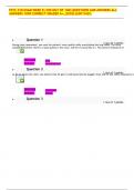 PSYC 418 EXAM WEEK 8 &lpar;100 OUT OF 100&rpar; QUESTIONS AND ANSWERS ALL ANSWERS 100&percnt; CORRECT GRADED A&plus;&comma;&comma;EXCELLENT PASS&period;