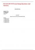 NCLEX-RN 515 Exam Dump Questions And Answers&period;