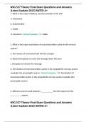NSG 527 Theory Final Exam Questions and Answers &lpar;Latest Update 2023&rpar; RATED A&plus;