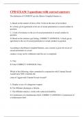 CPD EXAM 3 questions with correct answers