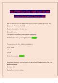 NREMT&reg; EMR Exam Prep NREMT Exam With 100&percnt; Correct Questions and Answers 2023