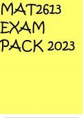 MAT2613 EXAM PACK 2023