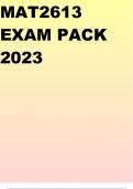 MAT2613 EXAM PACK 2023