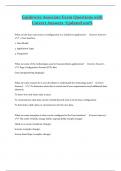 Guidewire Associate Exam Questions with Correct Answers&lowbar;Updated 100&percnt; 