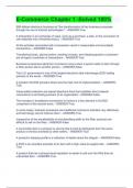 E-Commerce Chapter 1 -Solved 100&percnt;