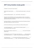 SIFT Army Aviation study guide question n answers graded A+ 2023