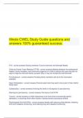   Illinois CWEL Study Guide questions and answers 100% guaranteed success.