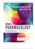 Test Bank For Lehne's Pharmacology for Nursing Care, 11th Edition  by Jacqueline Burchum, Laura Rosenthal||ISBN NO-10,0323825222||ISBN NO-13,978-0323825221||Chapter 1-112||Complete Guide A+