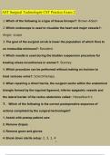 AST Surgical Technologist CST Practice Exam 2 Questions and Answers Latest &lpar;2023 &sol; 2024&rpar; &lpar;Verified Answers&rpar;