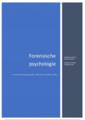 Samenvatting keuzevak forensische psychologie
