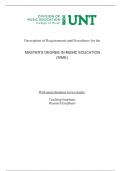 &ast;Exam&ast; Master of Music - handguide and Answer key