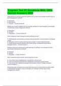 Trugreen Test &num;1 Questions With 100&percnt; Correct Answers 2023