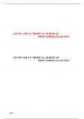 ATI RN ADULT MEDICAL SURGICAL PROCTORED EXAM 2019