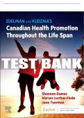 Test Bank For Edelman and Kudzma’s Canadian Health Promotion Throughout the Life Span, 1st - 2021 All Chapters - 9781771722254