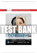 Test Bank For Psychology: From Inquiry to Understanding 4th Edition All Chapters - 9780135861509