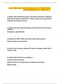 HESI MED SURG 2023 MED SURG ALL 55 QUESTIONS AND ANSWERS RN V1 GRADED A&plus;  