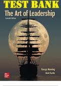 THE ART OF LEADERSHIP 7TH EDITION TEST BANK