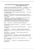 Latest WGU D236 Pathophysiology Exam Questions and Verified Answers updated 2023-2024&period;