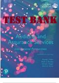 AUDITING AND ASSURANCE SERVICES INTERNATIONAL PERSPECTIVE 17TH EIDITION TEST BANK