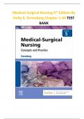 Medical Surgical Nursing 5th Edition By Holly K. Stromberg TEST BANK UPDATED 2023