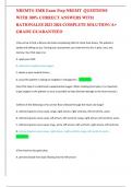 NREMT&reg; EMR Exam Prep NREMT  QUESTIONS  WITH 100&percnt; CORRECT ANSWERS WITH  RATIONALES 2023 2024 COMPLETE SOLUTION&sol;A&plus;  GRADE GUARANTEED