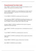 Paraprofessional Test Study Guide