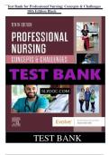 Test Bank for Professional Nursing 10th Edition Black