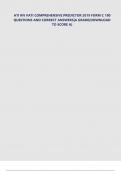 ATI RN VATI COMPREHENSIVE  PREDICTOR 2019 FORM C 180  QUESTIONS AND CORRECT  ANSWERS&vert;A GRADE
