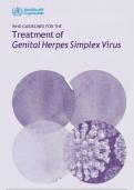 Treatment of Genital Herpes Simplex Virus