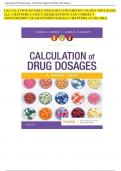 CALCULATION OF DRUG DOSAGES 11TH EDITION OGDEN TEST BANK ALL CHAPTERS LATEST 2023|QUESTIONS AND CORRECT ANSWERS|100% GUARANTEED PASS|ALL CHAPTERS AVAILABLE  