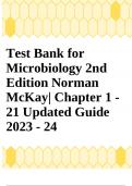 Test Bank Microbiology: Basic and Clinical Principles 2nd Edition By Lourdes P. Norman-McKay Chapter 1-21 Updated Guide