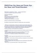 PNCB Prep Ear&comma; Nose and Throat&comma; Eye&comma; Ear&comma; Nose&comma; and Throat Disorders Questions with solutions 2023