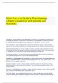  Karch Focus on Nursing Pharmacology Chapter 2 questions and answers well illustrated&period;