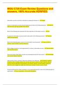 WGU C725 Exam Review Questions and  answers&comma; 100&percnt; Accurate&period;VERIFIED&period;  2024 CONTENT MASTERY &lpar; LATEST UPDATE&rpar;