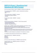 NUR 414 Exam 1 Questions And Solutions All 100&percnt; Correct