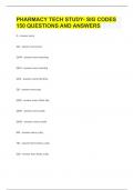 PHARMACY TECH STUDY- SIG CODES &vert;150 QUESTIONS AND ANSWERS&vert;GUARANTEED SUCCESS