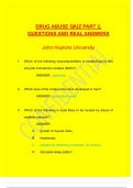 DRUG ABUSE QIUZ PART 2&comma; QUESTIONS